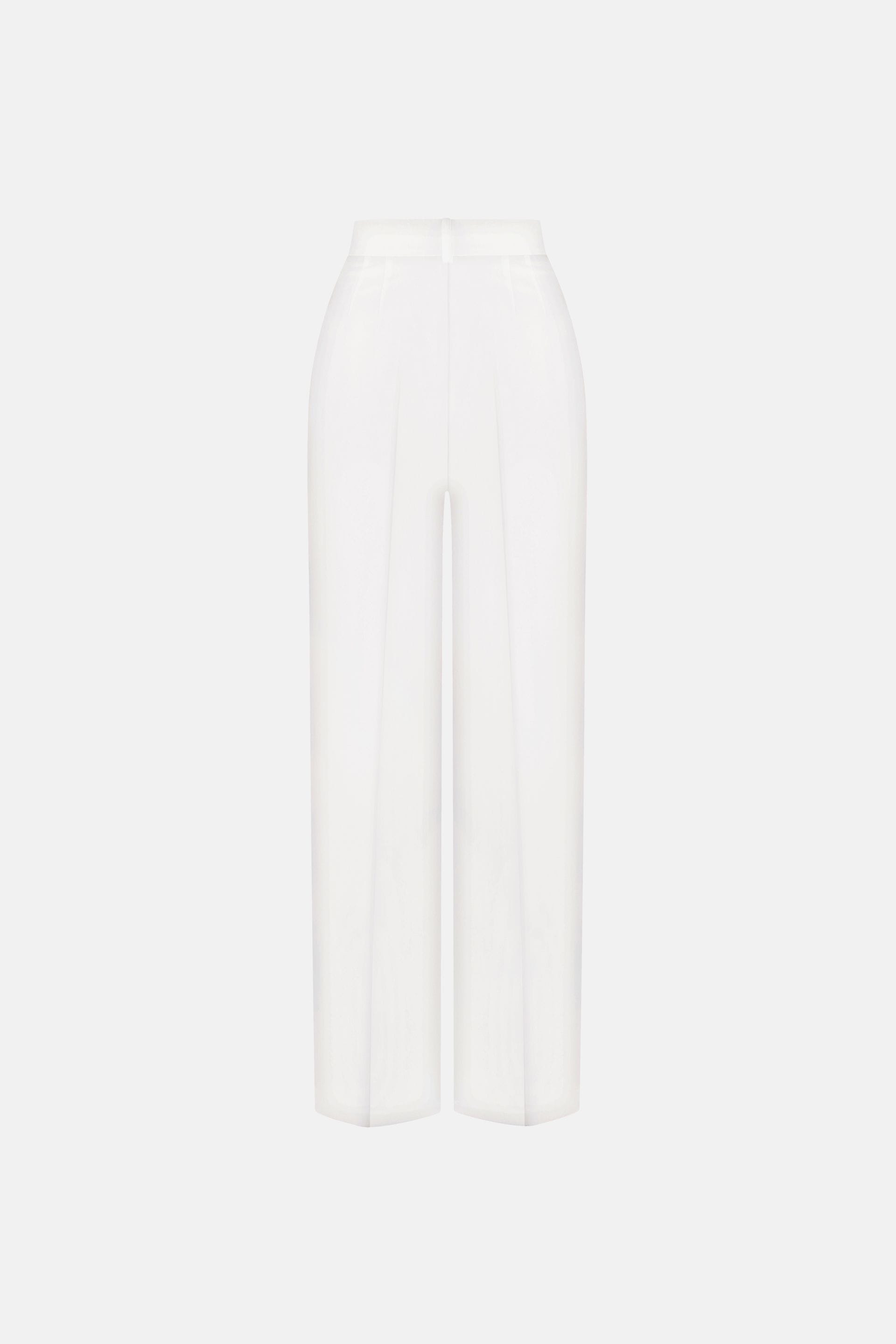 Go to product page - Pantalon en coton taille moyenne avec plis Pantalon en coton taille moyenne avec plis - WWB-P1015-3-12 - Photo 2