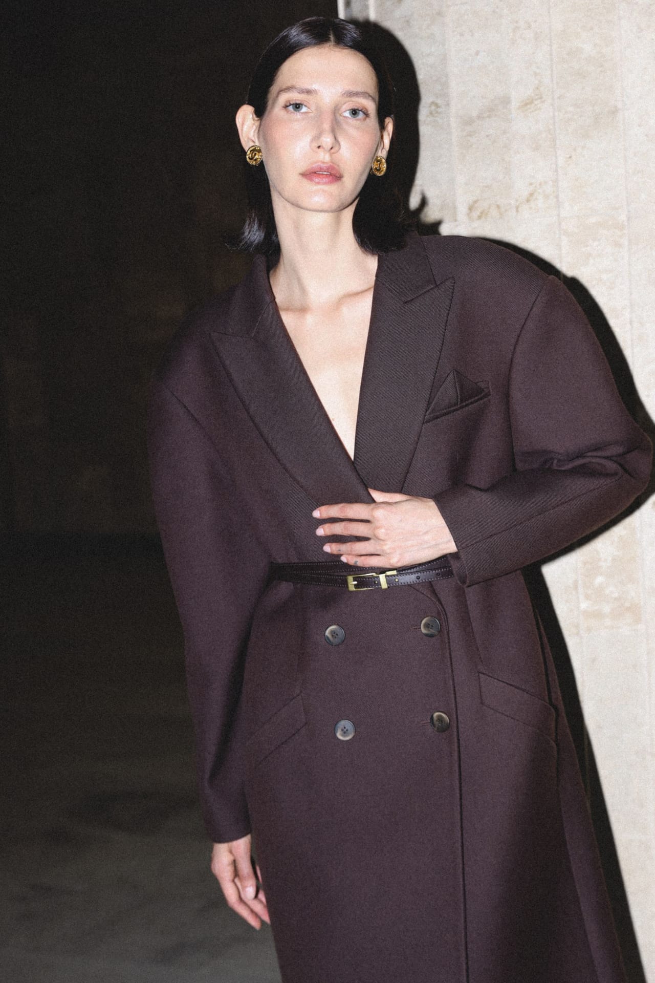 Zoom in - Ceinture en cuir double Ceinture en cuir double - Photo 2