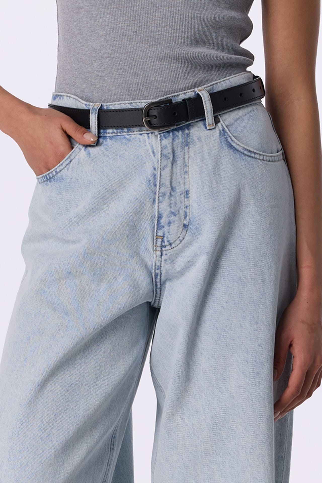 Zoom in - Jean coupe large Jean coupe large - Photo 5