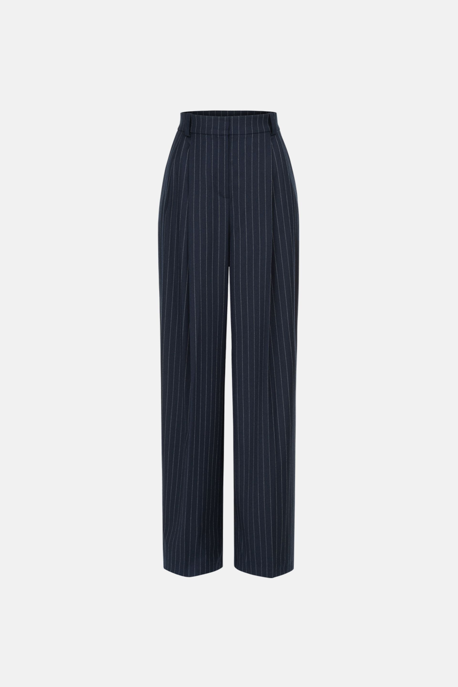 Go to product page - Relaxed wool pants with a mid-rise fit Relaxed wool pants with a mid-rise fit - WWB-P1068-34-2 - Photo 1