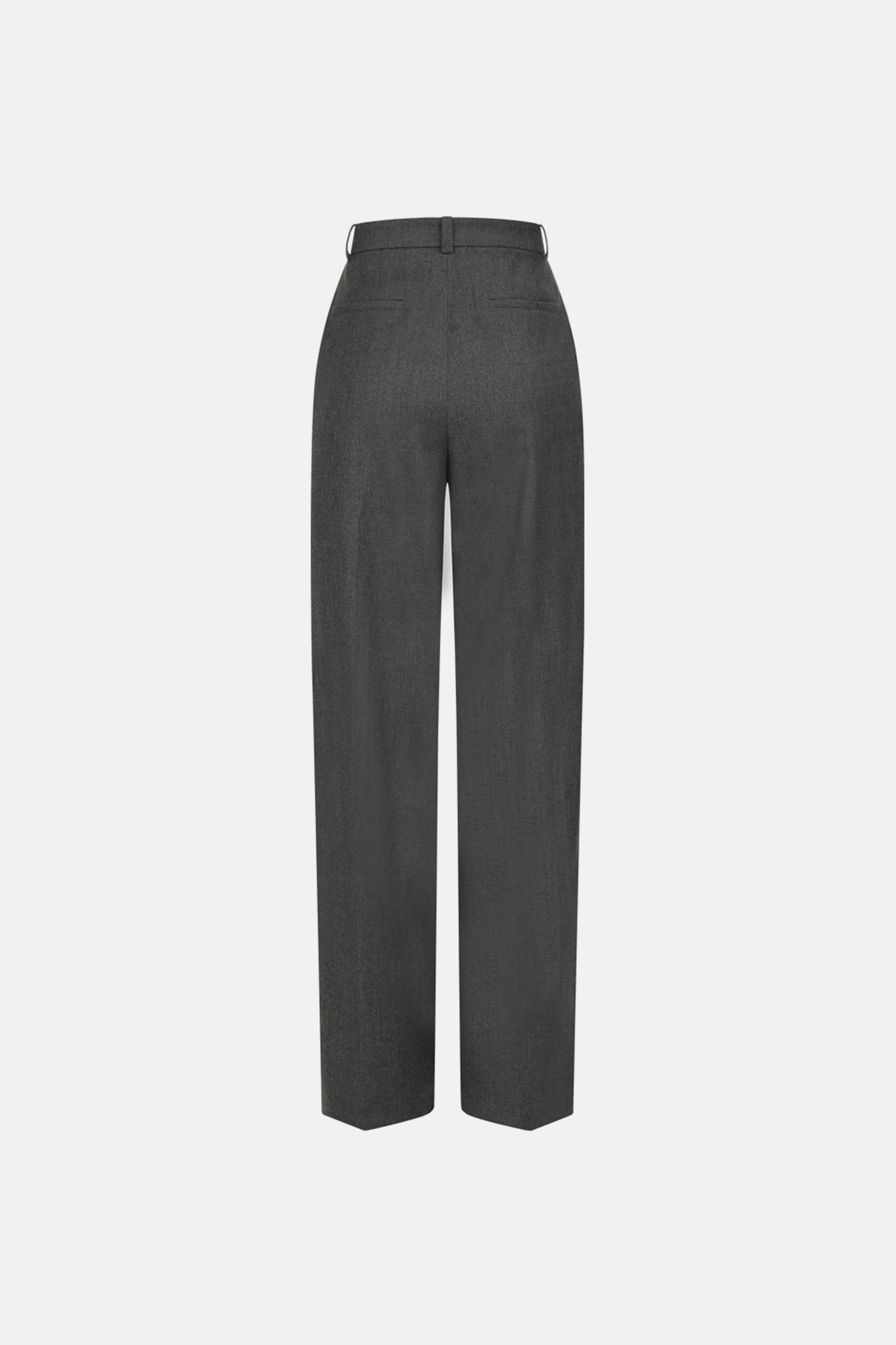 Go to product page - Relaxed wool pants with a mid-rise fit Relaxed wool pants with a mid-rise fit - WWB-P1068-7-2 - Photo 2
