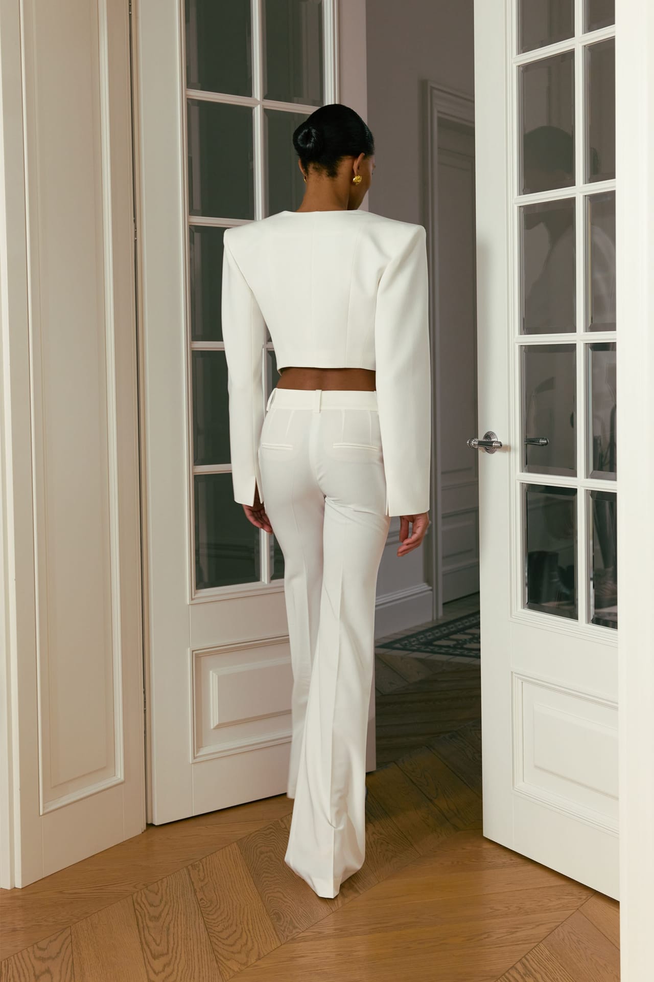Zoom in - Pantalon en coton Bell bottom Pantalon en coton Bell bottom - Photo 4