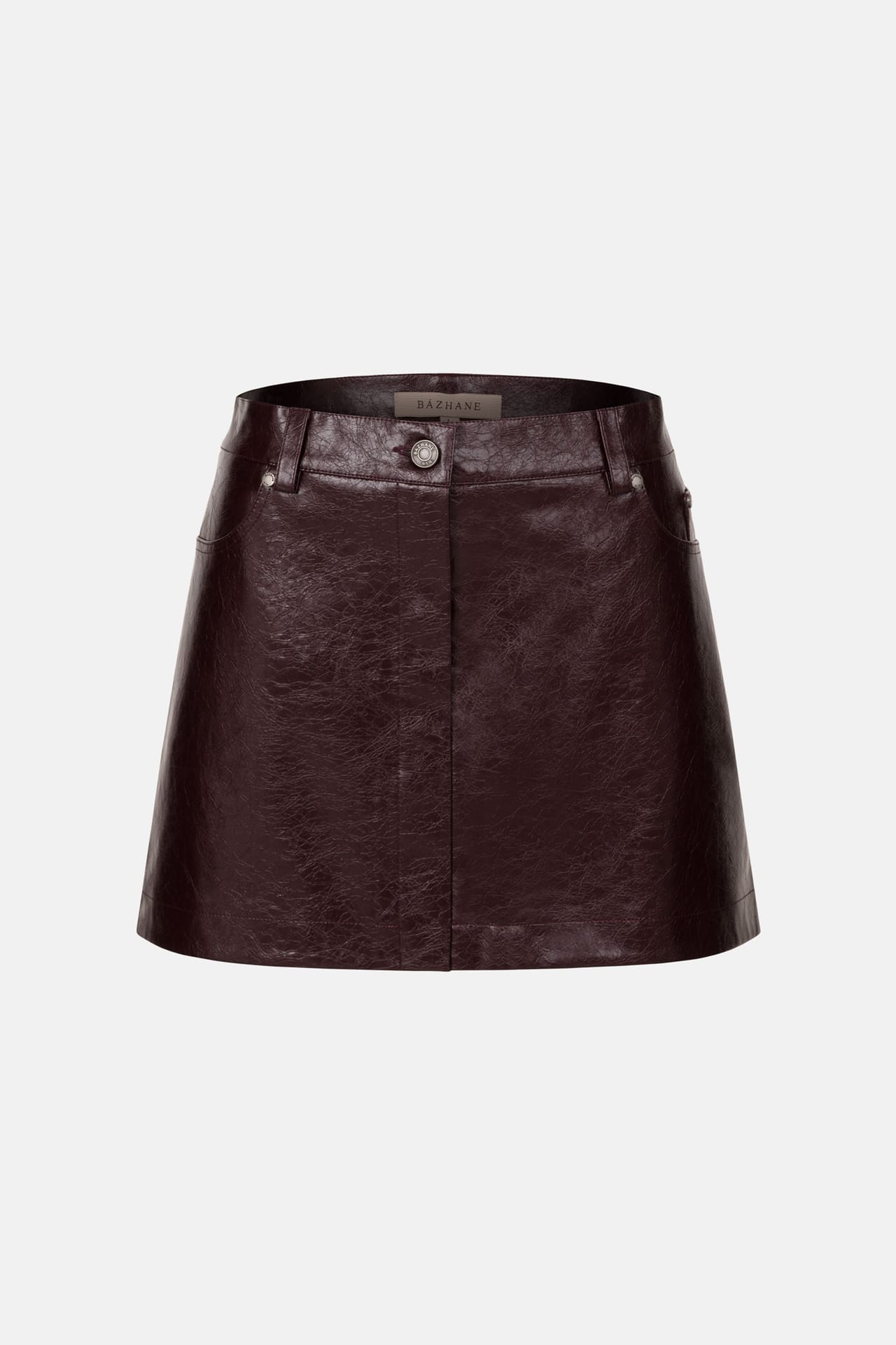 Zoom in - Vinous mini skirt Vinous mini skirt - Photo 1