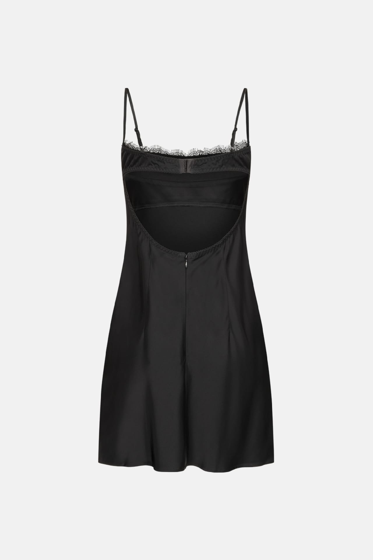 Zoom in - Mini dress with thin straps and lace Mini dress with thin straps and lace - Photo 2