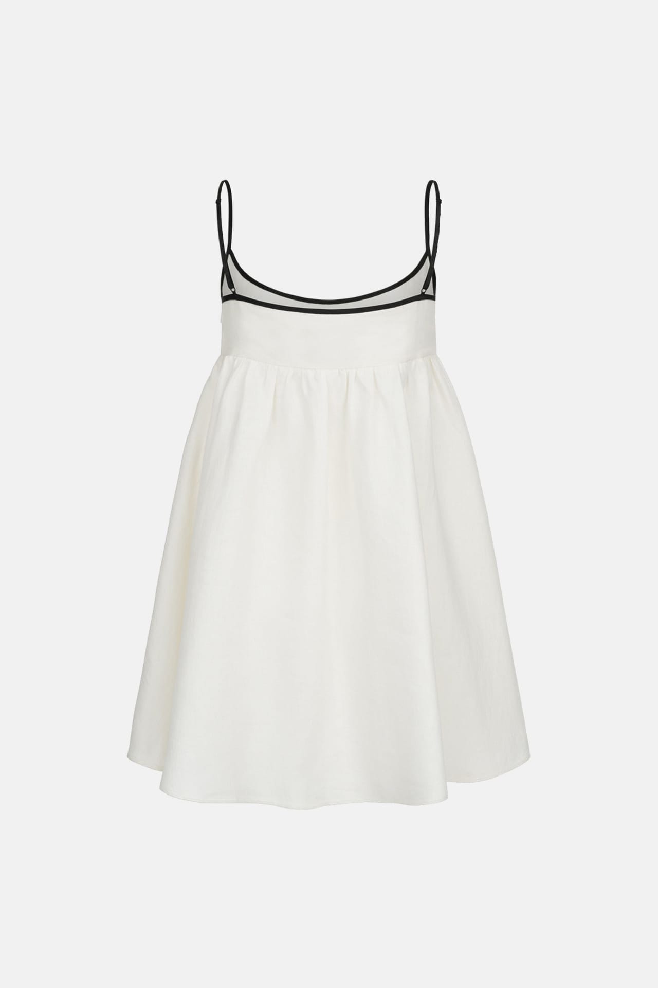 Zoom in - Mini A-line dress with black trim Mini A-line dress with black trim - Photo 2