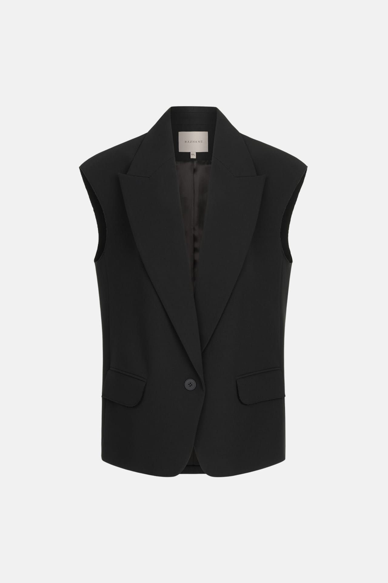 Zoom in - Gilet oversize en coton Gilet oversize en coton - Photo 1