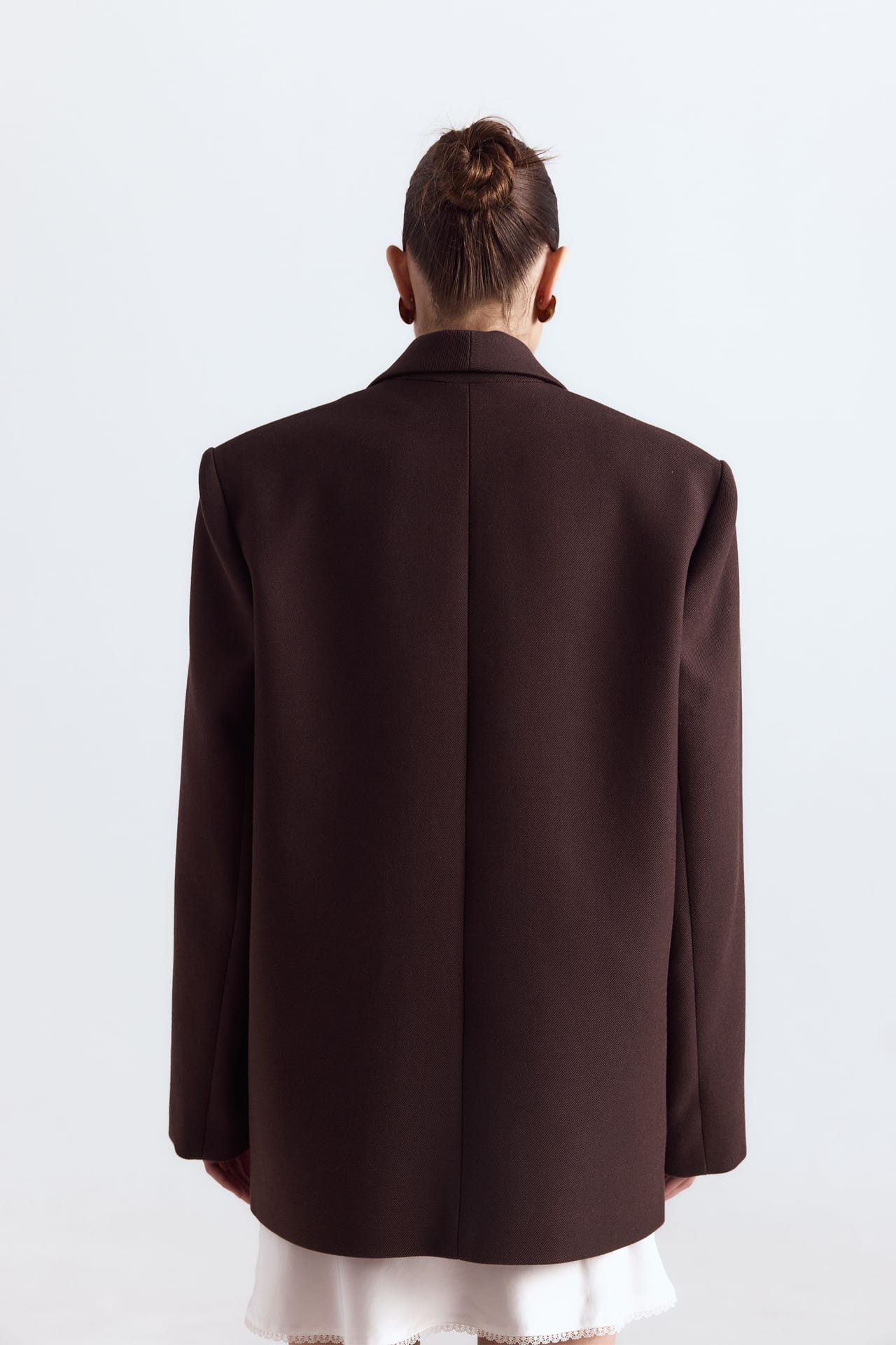 Zoom in - Oversized coat-jacket Oversized coat-jacket - Photo 4