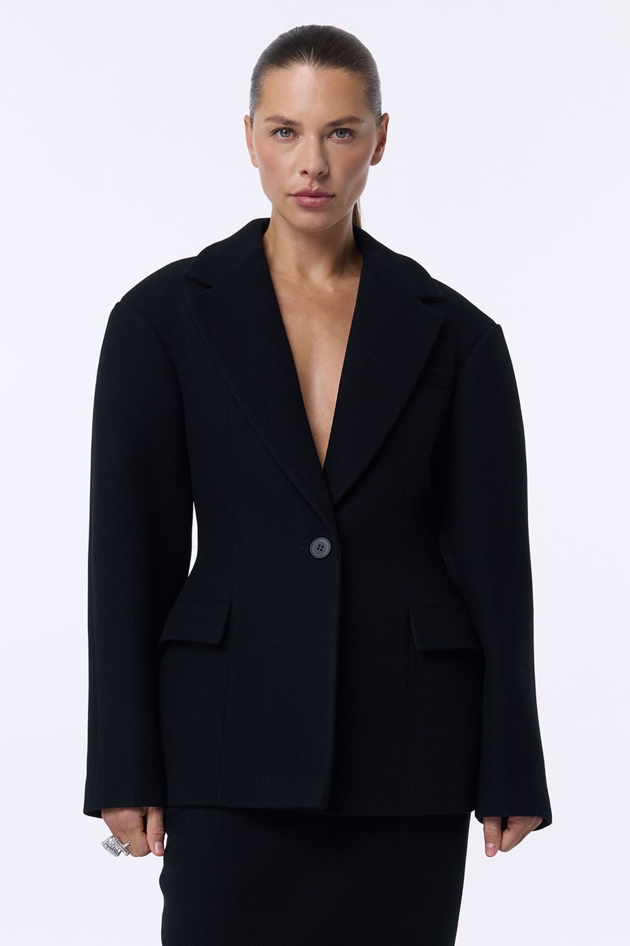 Zoom in - Hourglass coat-jacket Hourglass coat-jacket - Photo 3