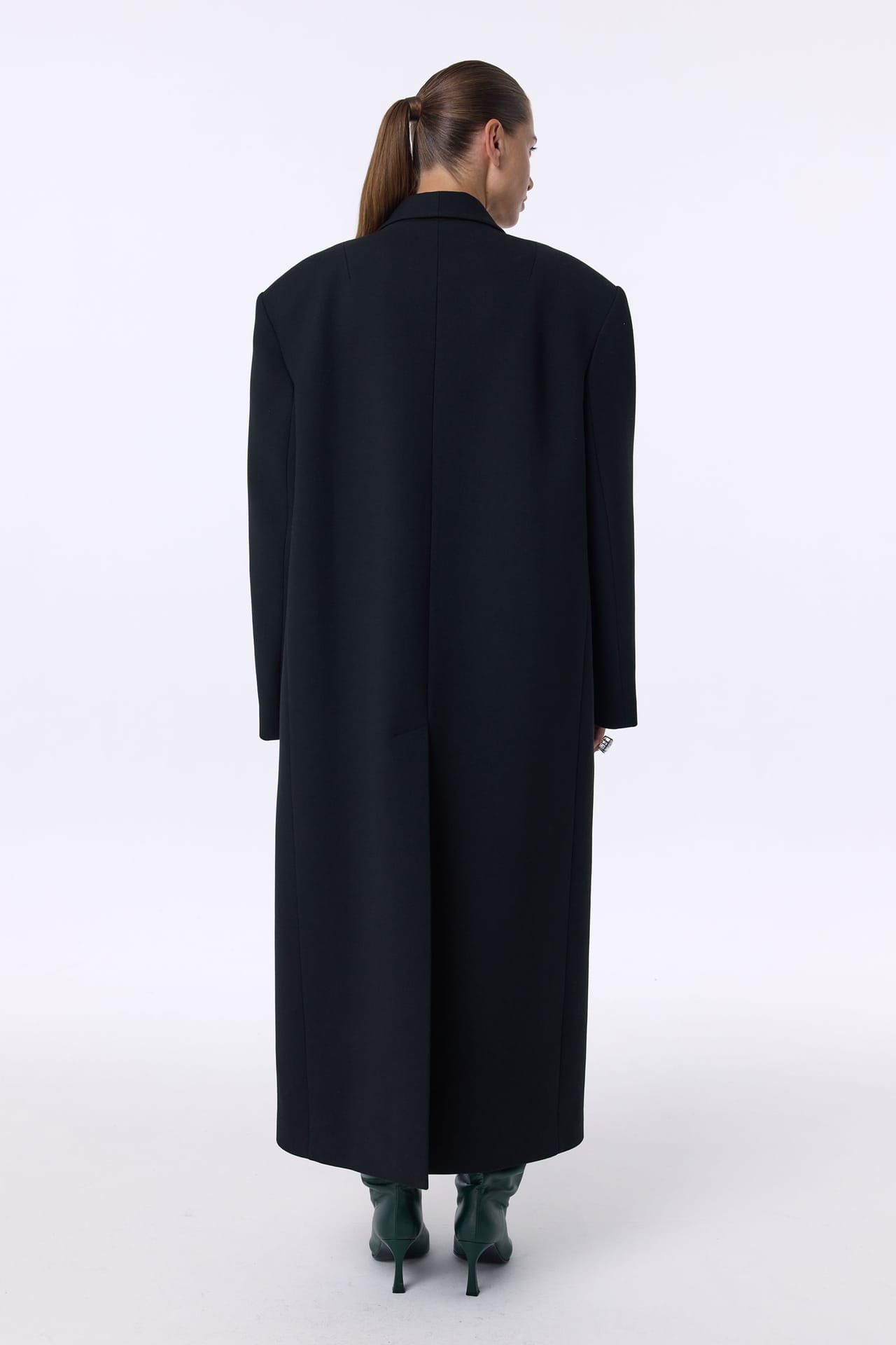 Zoom in - Manteau maxi à manches tombantes Manteau maxi à manches tombantes - Photo 4