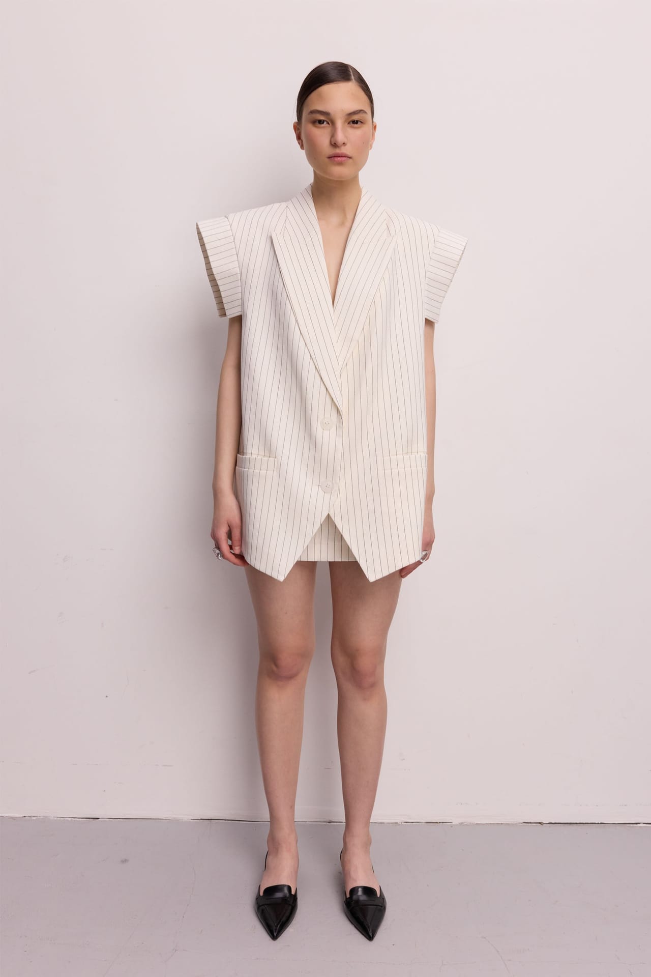 Zoom in - Linen vest Vivid Linen vest Vivid - Photo 3